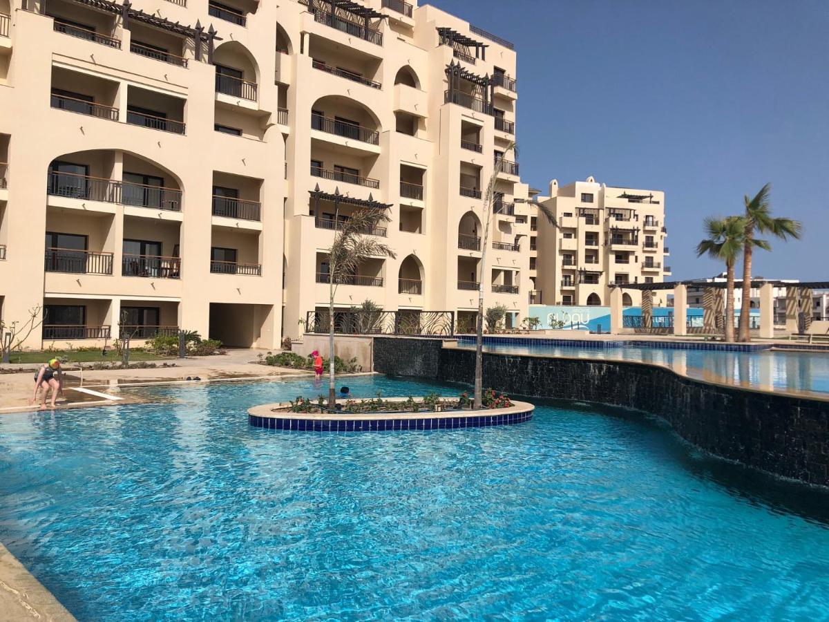 Stylish Pool view studio in Al Dau Heights Appartement Hurghada Buitenkant foto