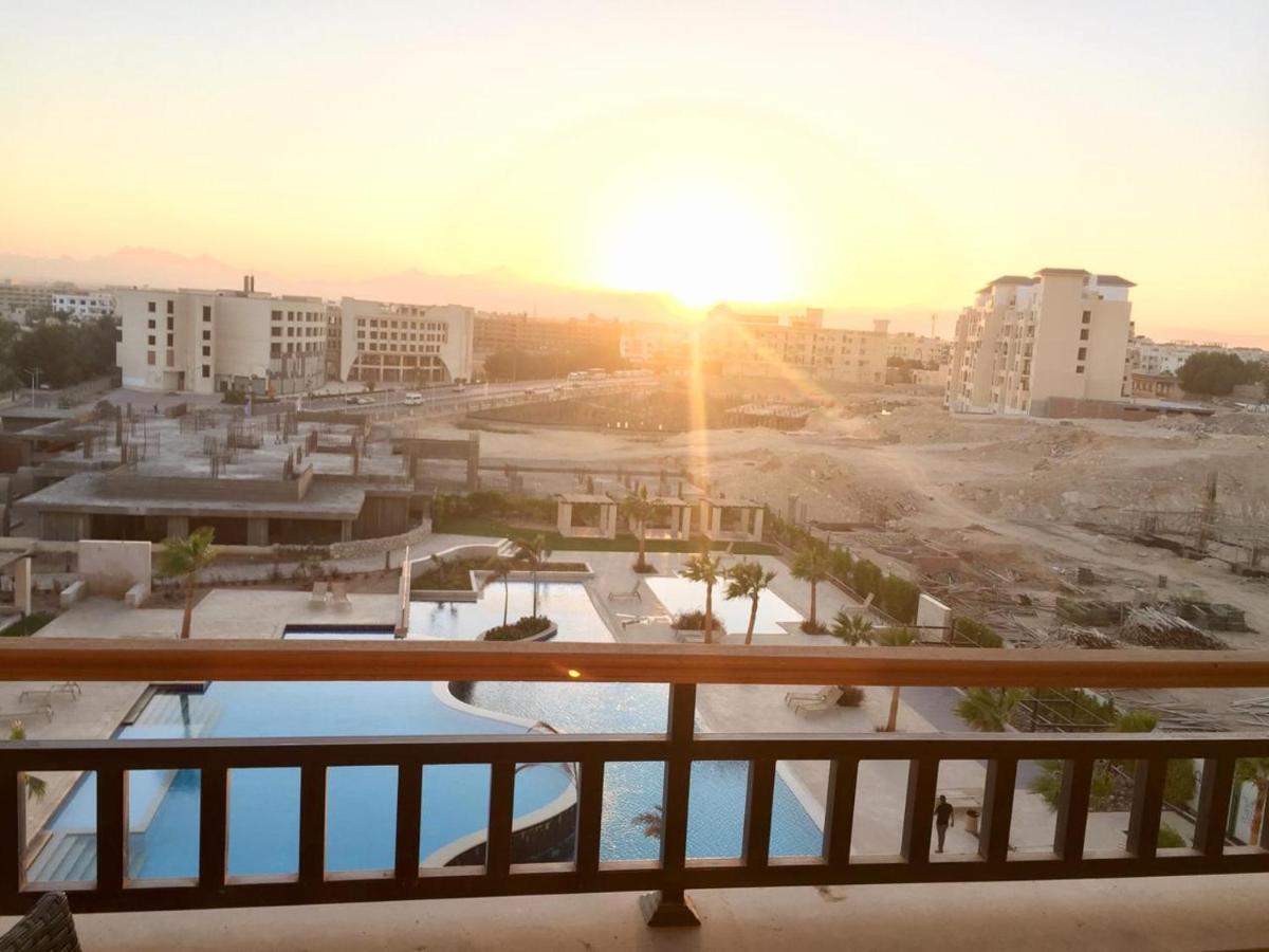 Stylish Pool view studio in Al Dau Heights Appartement Hurghada Buitenkant foto